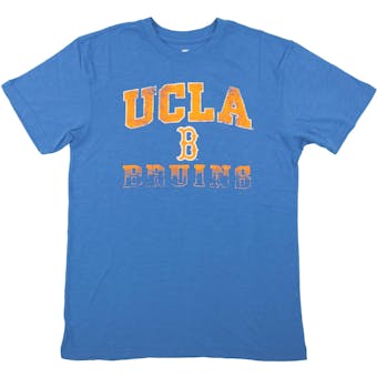 UCLA Bruins Colosseum Blue Contour Dual Blend Tee Shirt (Adult Small)
