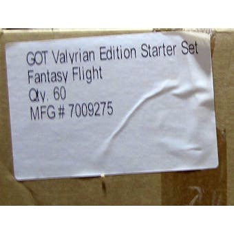 Fantasy Flight Games A Game of Thrones Valyrian Edition Starter 6-Box Case