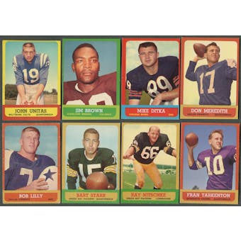 1963 Topps Football Complete Set (EX+)