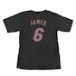 Lebron James Miami Heat Graphite Adidas Gametime T-Shirt (Adult M)