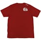 Chicago Blackhawks Reebok Heather Red Dual Blend Tee Shirt (Adult M)