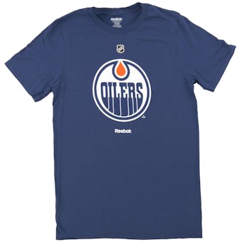 Edmonton Oilers Reebok Navy The New SLD Tee Shirt (Adult X-Large)