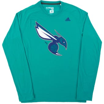 Charlotte Hornets Adidas Teal Ultimate Long Sleeve Tee Shirt
