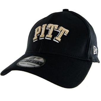 Pittsburgh Panthers New Era 39Thirty Team Classic Navy Flex Fit Hat (Adult L/XL)