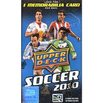 2010 Upper Deck Soccer 20-Pack Box