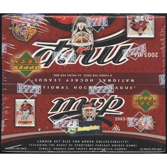2003/04 Upper Deck MVP Hockey 24-Pack Box