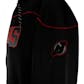 New Jersey Devils Reebok Black Accelerator Full Zip Fleece Hoodie (Adult M)