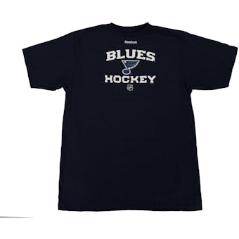 St. Louis Blues Reebok Navy The New SLD Tee Shirt (Adult XXL)