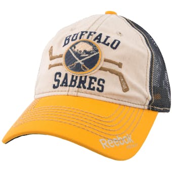 Buffalo Sabres Reebok Beige Slouch Snapback Hat (Adult One Size)