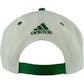 Notre Dame Fighting Irish Adidas White Shamrock Series Snapback Hat (Adult One Size)