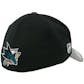 San Jose Sharks Reebok Black Center Ice Playoff Structured Flex Fit Hat (Adult L/XL)