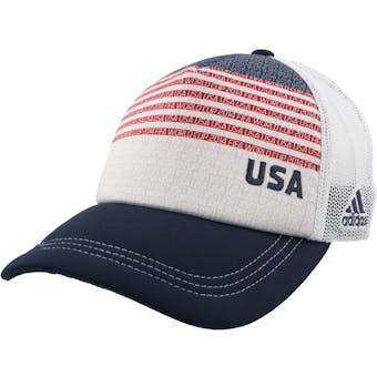 USA Soccer World Cup Adidas Navy Adjustable Snapback Hat (Adult OSFA)