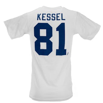 Toronto Maple Leafs #81 Phil Kessel Reebok White Name & Number Tee Shirt (Adult M)