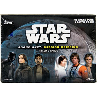 Star Wars Rogue One: Mission Briefing 10-Pack Box (Topps 2016)