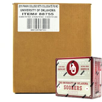 2016 Panini Oklahoma Sooners Multi-Sport 24-Pack 20-Box Case