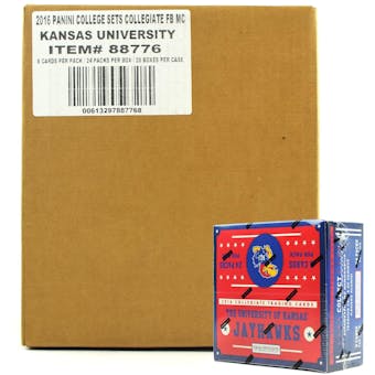 2016 Panini Kansas Jayhawks Multi-Sport 24-Pack 20-Box Case
