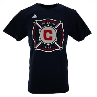 Chicago Fire Adidas Navy The Go To Tee Shirt (Adult S)