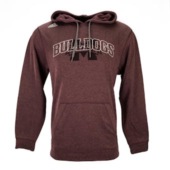 Mississippi State Bulldogs Adidas Heather Maroon Climawarm Ultimate Hoodie (Adult XL)