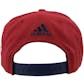 New York Red Bull Adidas Navy Flat Brim Snapback Hat (Adult OSFA)