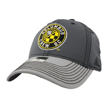 Columbus Crew SC Adidas Gray Two Tone Structured Flex Fit Hat (Adult S/M)