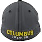 Columbus Crew SC Adidas Gray Two Tone Structured Flex Fit Hat (Adult L/XL)