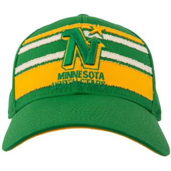 Minnesota North Stars CCM Reebok Green Adjustable Velcro Structured Hat (Adult OSFA)