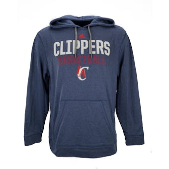 Los Angeles Clippers Adidas Heather Blue Ultimate Performance Hoodie