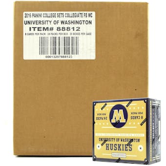 2016 Panini Washington Huskies Multi-Sport 24-Pack 20-Box Case