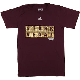 Mississippi State Bulldogs Adidas Maroon The Go To Tee Shirt (Adult M)
