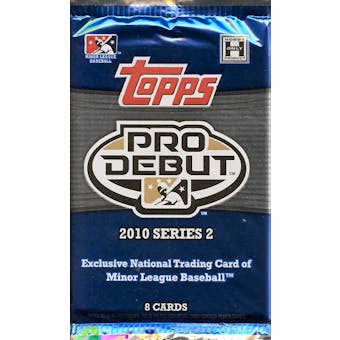 2010 Topps Pro Debut Series 2 Baseball Hobby Pack