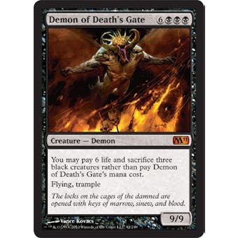 Magic the Gathering 2011 Single Demon of Death's Gate - NEAR MINT (NM)