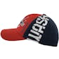 Washington Capitals Reebok Navy & Red Center Ice Draft Structured Flex Fit Hat (Adult L/XL)