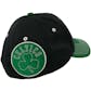 Boston Celtics Adidas Black Flex Fit Hat (Adult S/M)