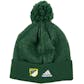 Portland Timbers Adidas Green Cuffed Knit Pom Hat (Adult OSFA)