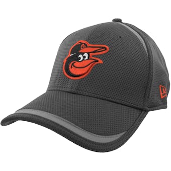 Baltimore Orioles New Era 39Thirty (3930) Gray Reflectaline Flex Fit Hat (Adult S/M)