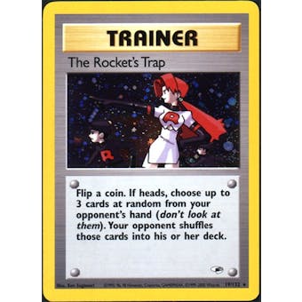 Pokemon Gym Heroes Single The Rocket's Trap Trainer 19/132