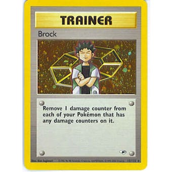 Pokemon Gym Heroes Single Brock Trainer 15/132