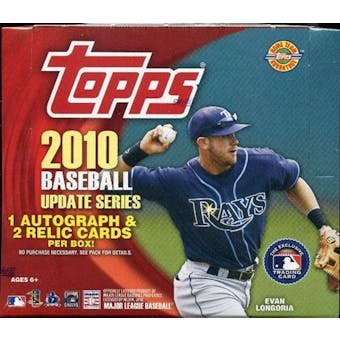 2010 Topps Update Baseball Jumbo Box