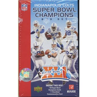 2007 Upper Deck Football Super Bowl XLI Champions Set (Box) (Colts)