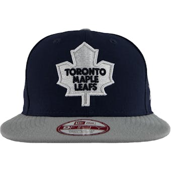 Toronto Maple Leafs New Era 9Fifty Basic Navy Flat Brim Snapback Hat
