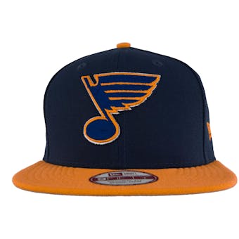 St. Louis Blues New Era 9Fifty Basic Navy Flat Brim Snapback Hat (Adult M/L)