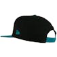 San Jose Sharks New Era 9Fifty Basic Black Flat Brim Snapback Hat (Adult One Size)