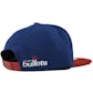 Washington Bullets New Era 9Fifty Blue Hardwood Classics Flat Brim Snapback Hat (Adult OSFA)