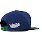Minnesota Timberwolves New Era 9Fifty Blue Hardwood Classics Flat Brim Snapback Hat (Adult OSFA)