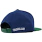 Dallas Mavericks New Era 9Fifty Blue Hardwood Classics Flat Brim Snapback Hat (Adult OSFA)