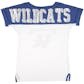 Kentucky Wildcats Colosseum White & Blue Get Spirit Tee Shirt (Womens L)