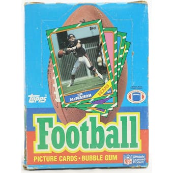 1986 Topps Football Wax Box