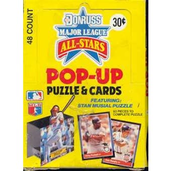 1988 Donruss All-Star Pop-up Baseball Wax Box