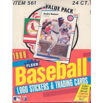 1988 Fleer Baseball Cello Box