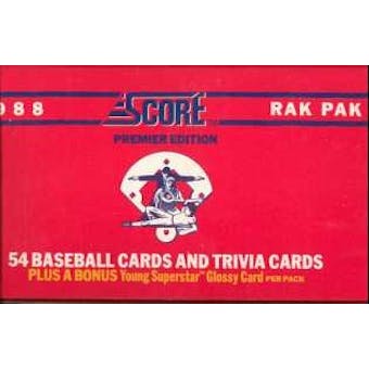 1988 Score Baseball Rack Box